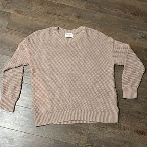 Old Navy Textured Knit Sweater in Beige